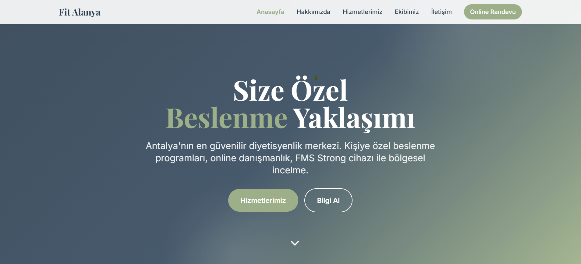 Diyetisyen sayfamız